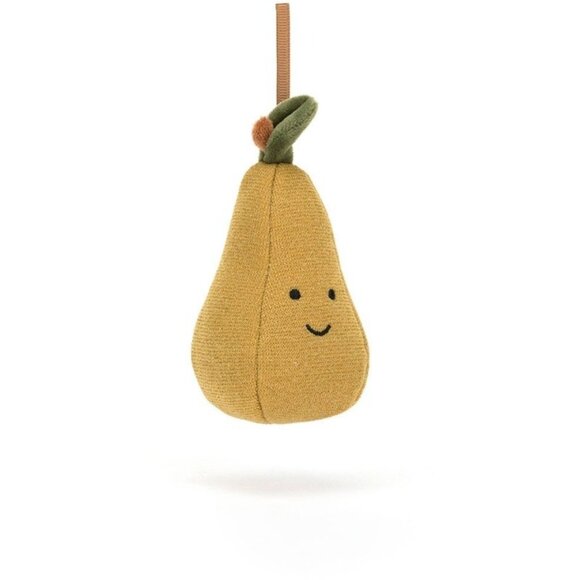 Jellycat Festive Folly Pear Ornament NWT - Picture 1 of 5